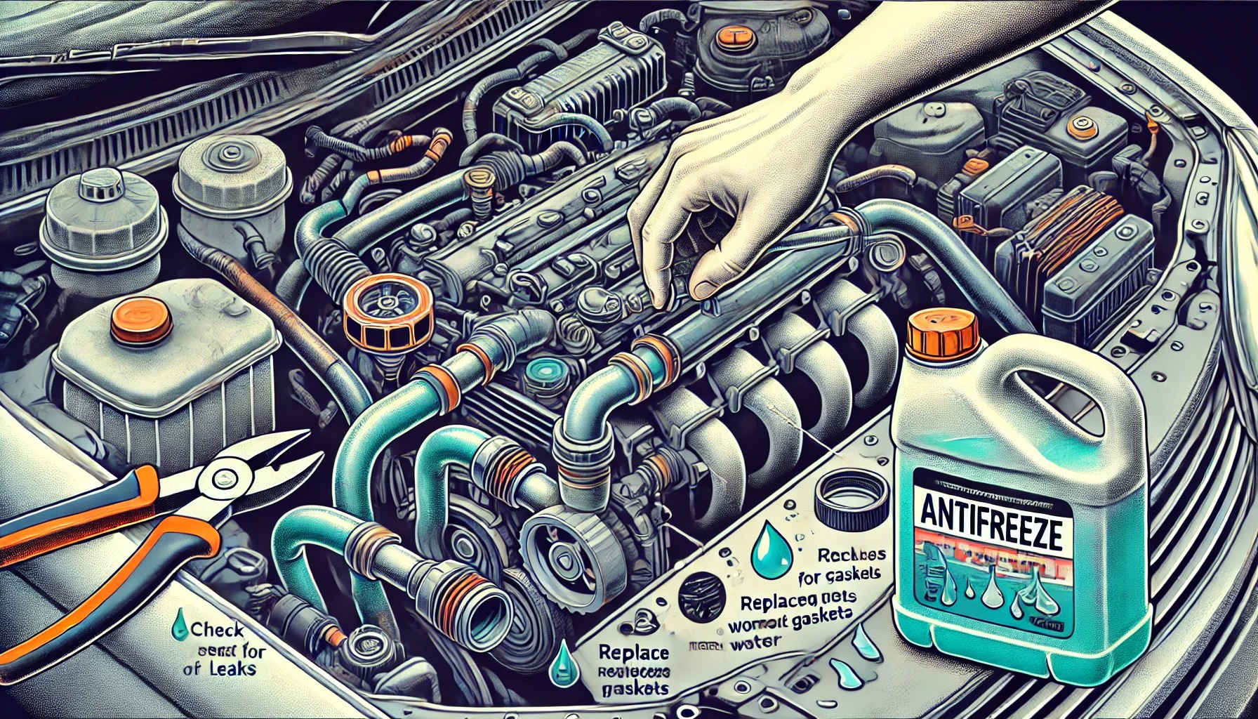 How to Stop Antifreeze from Leaking- Tips and Tricks